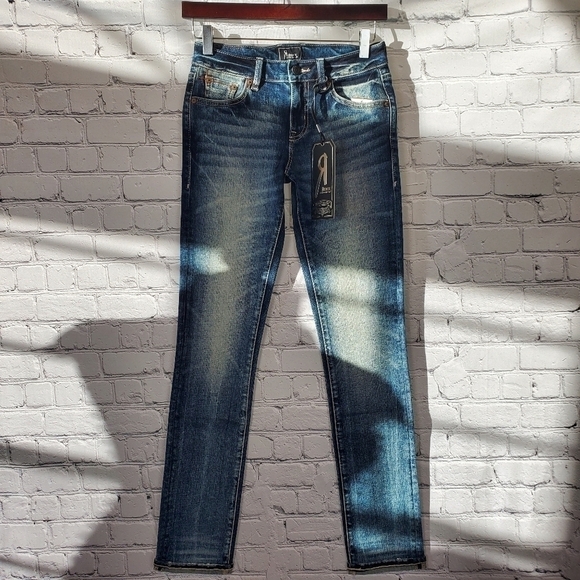 ROCK Revival Mid Rise Skinny Denim Jeans sz. 24 - Picture 6 of 11